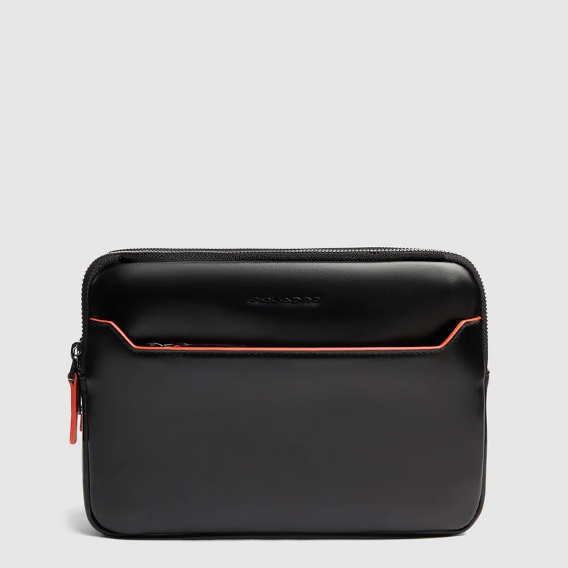 Pochette uomo con chiusura a impronta digitale