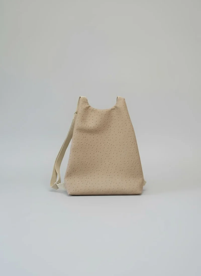 Mochila polipiel Beige