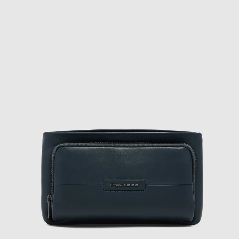 Pochette uomo in pelle a due scomparti