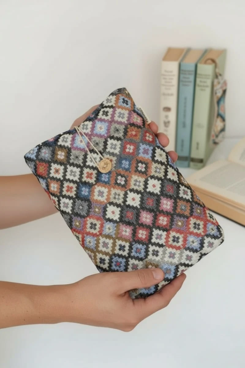 Funda libro tela acolchada Atrapasueños