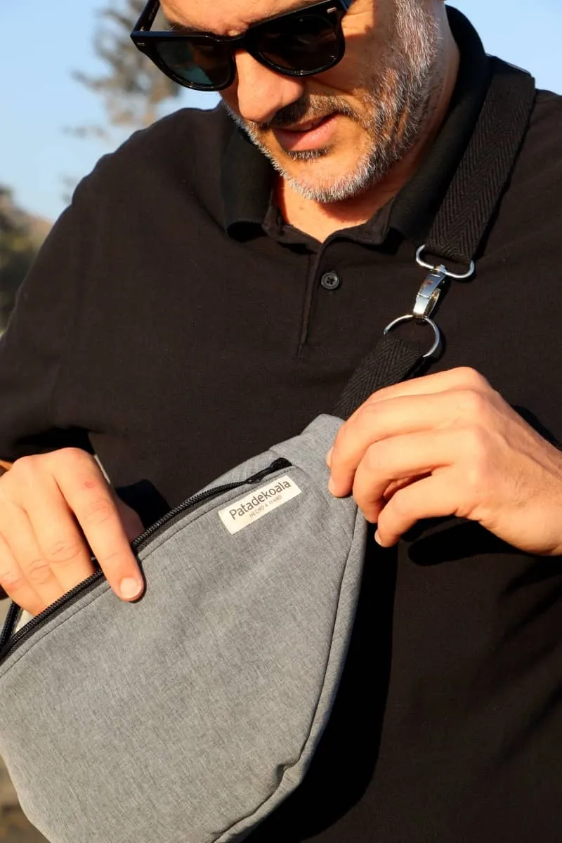 Bandolera cruzada hombre