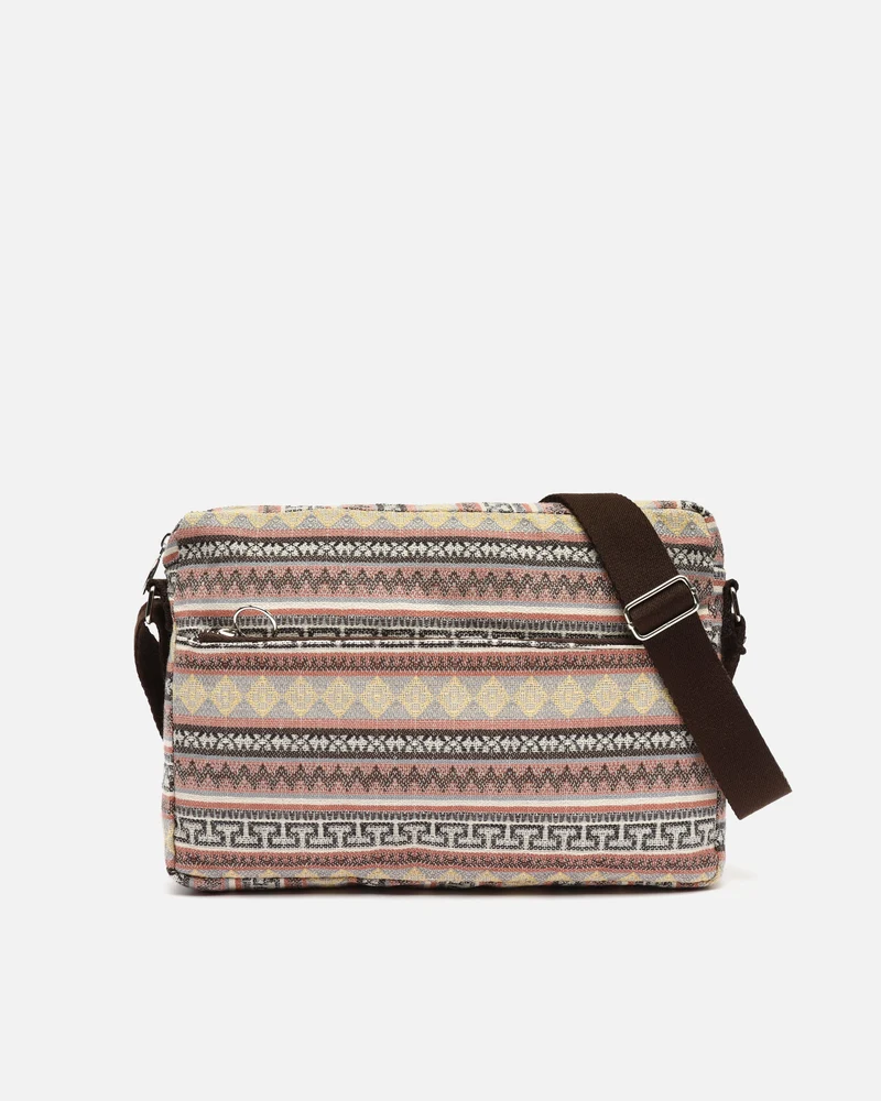 Jakiti bolso bandolera con estampado jacquard