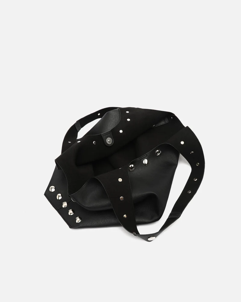 Nemi-1 bolso de hombro con neceser extraíble y detalles metálicos
