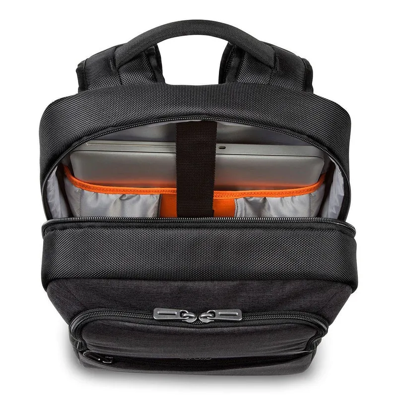 CitySmart 12,5 13 13,3 14 15 15,6" Essential Laptop Backpack – Negro/Gris