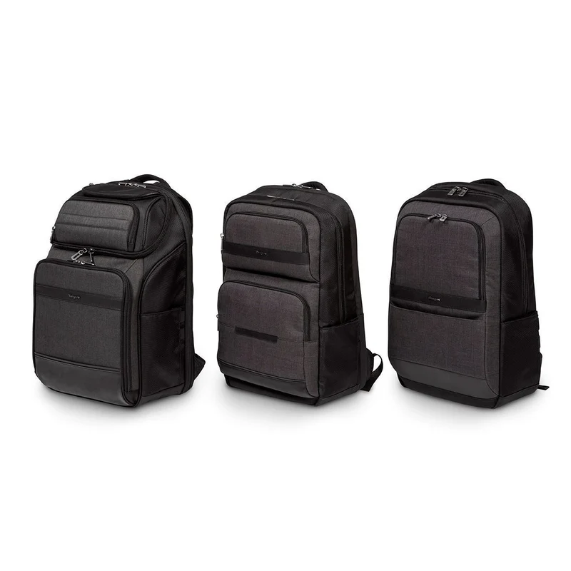 CitySmart 12,5 13 13,3 14 15 15,6" Essential Laptop Backpack – Negro/Gris