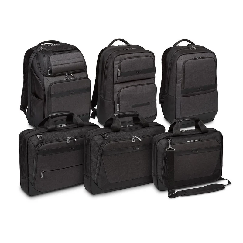 CitySmart 12,5 13 13,3 14 15 15,6" Essential Laptop Backpack – Negro/Gris
