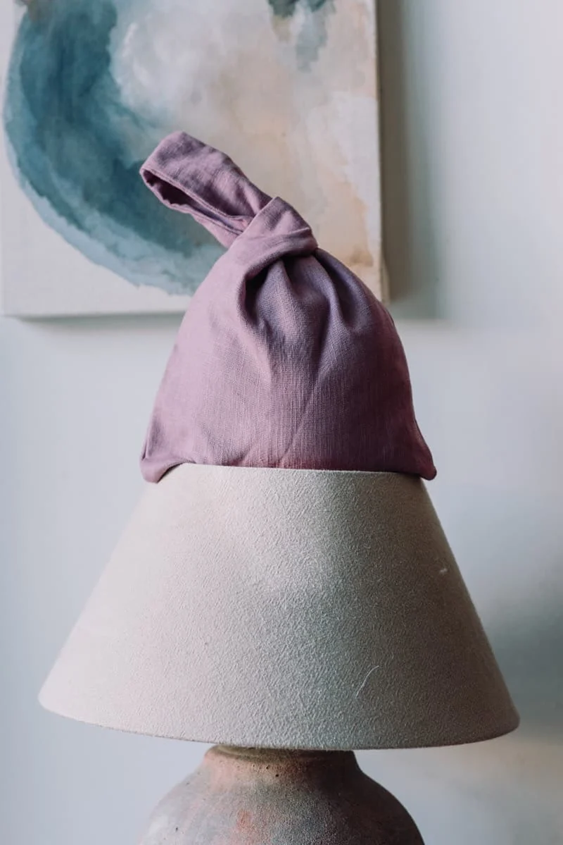 Bolso lino Rosa viejo