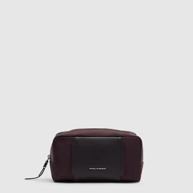 Beauty case piccolo in tessuto riciclato