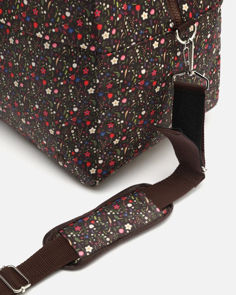 Florma bolsa fin de semana con estampado y asa bandolera extraíble