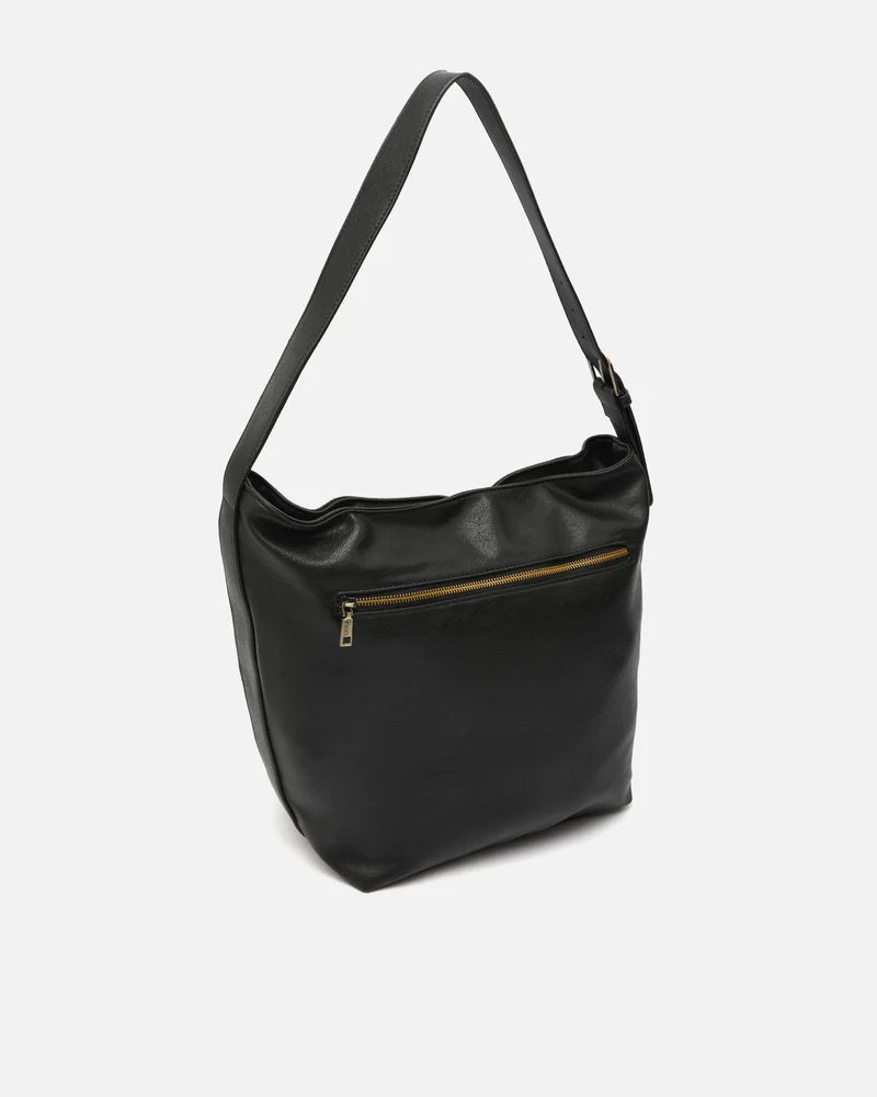 Florchi bolso hobo grande con detalles metálicos
