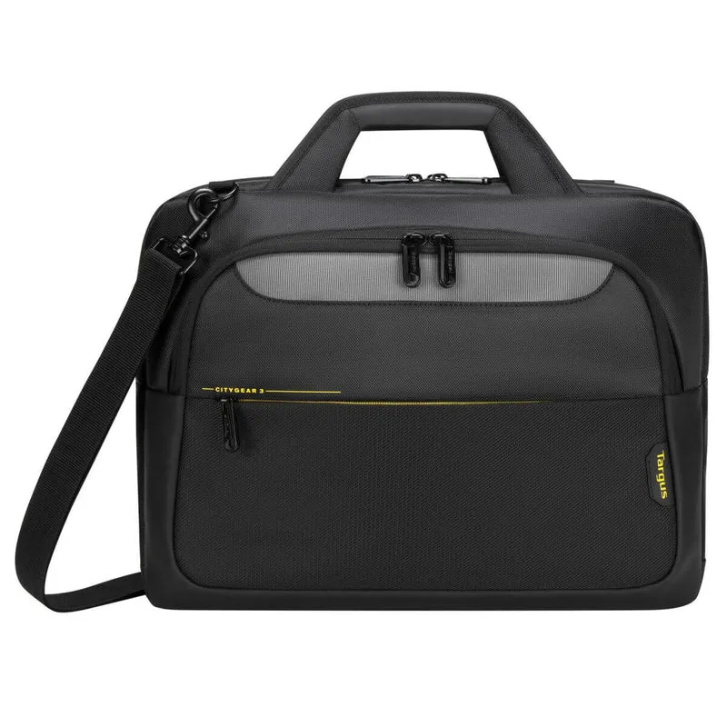 Maletín para portátil de entre 15 y 17,3 pulgadas con cierre superior CityGear - Negro
