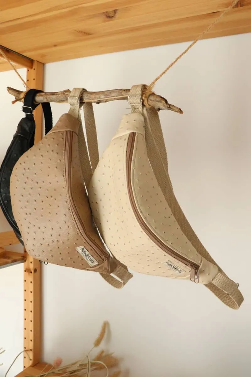 Bolso bandolera pequeño polipiel 1 Beige / Camel