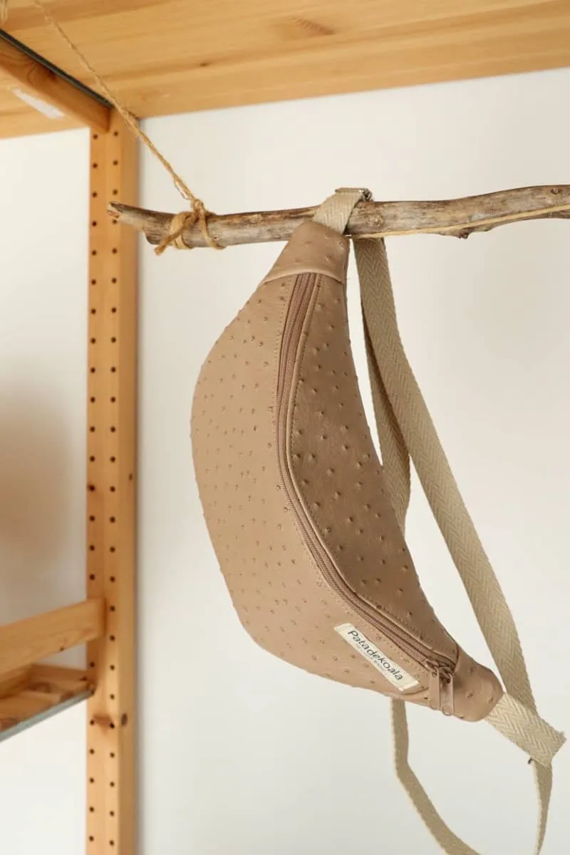 Bolso bandolera pequeño polipiel 1 Beige / Camel