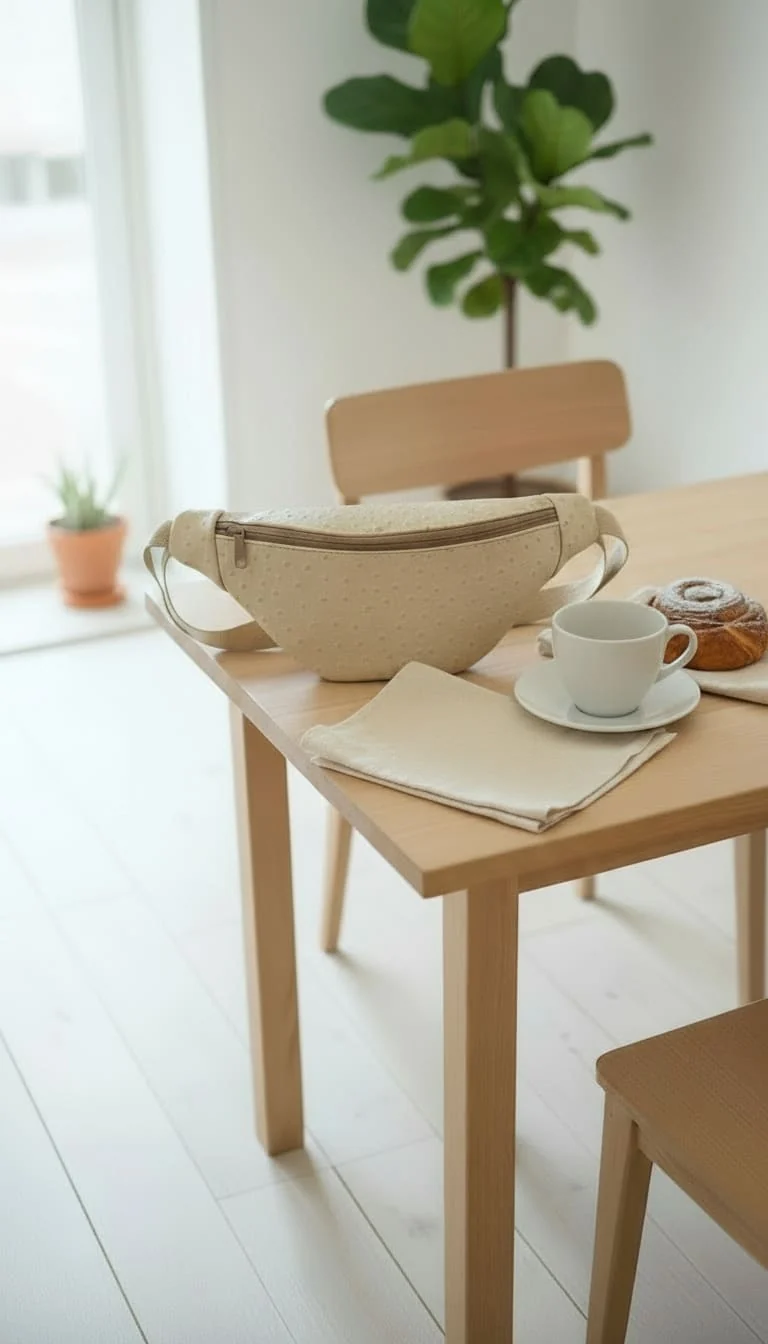 Bolso bandolera pequeño polipiel 1 Beige / Camel