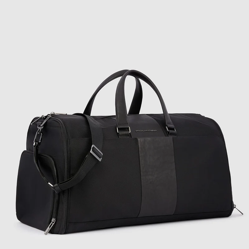 Borsa porta abiti con gancio in tessuto riciclato