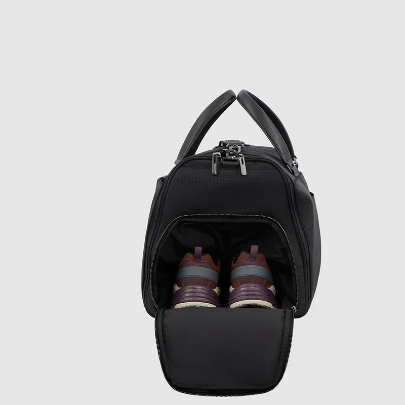 Borsa porta abiti con gancio in tessuto riciclato