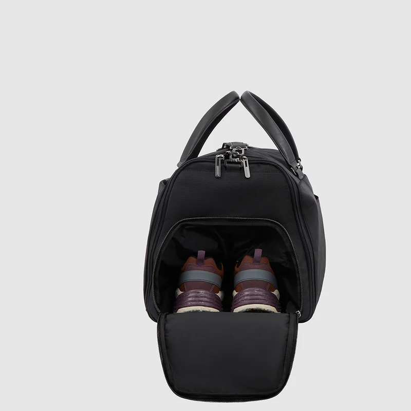 Borsa porta abiti con gancio in tessuto riciclato