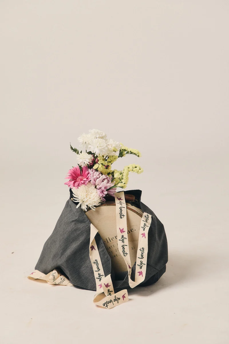Tote bag 100% algodón gris