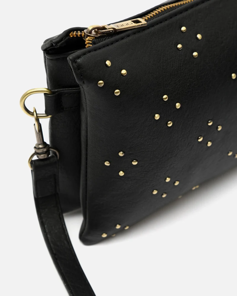 Florchito bolso bandolera pequeño con detalles metálicos