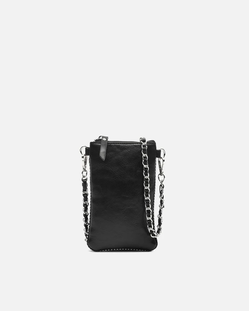Zaocai bolso bandolera mini para móvil con detalles metálicos ED.