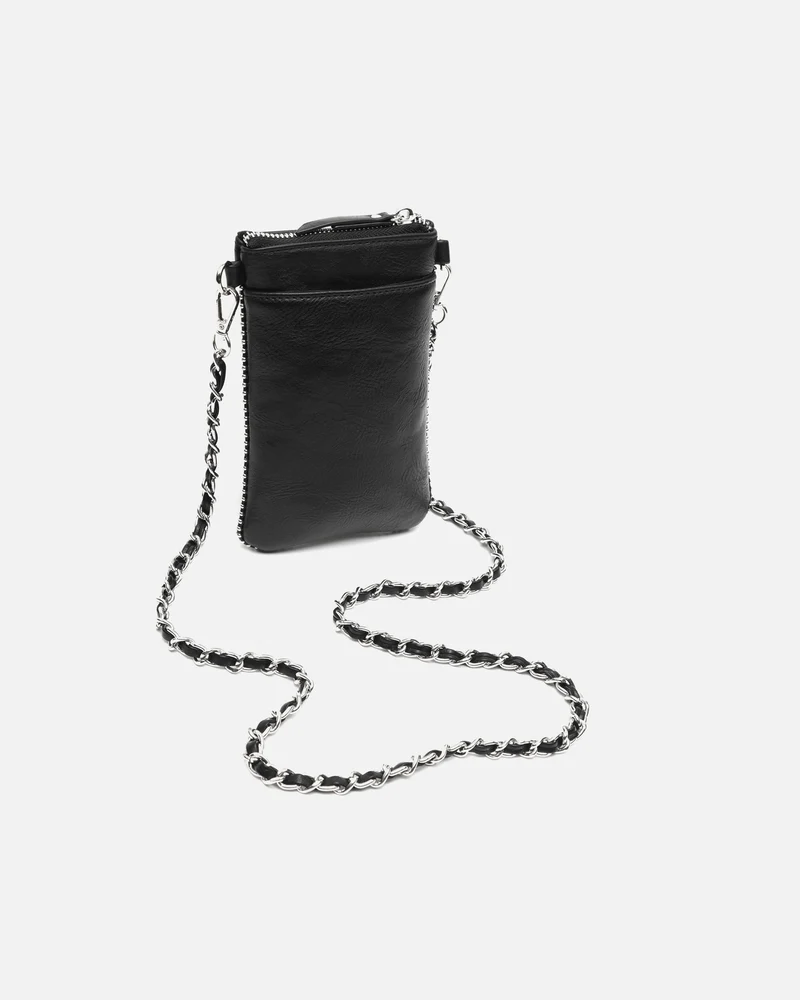 Zaocai bolso bandolera mini para móvil con detalles metálicos ED.