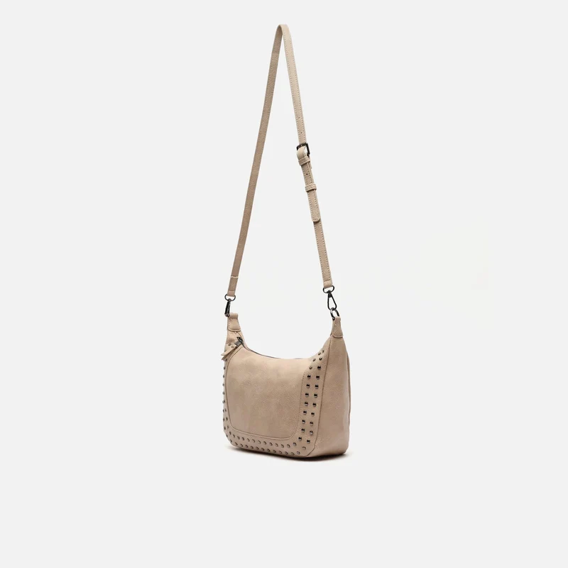 Kalania bolso bandolera mediano con detalles metálicos ED.
