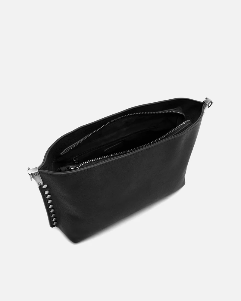 Nibati bolso bandolera pequeño con detalles metálicos