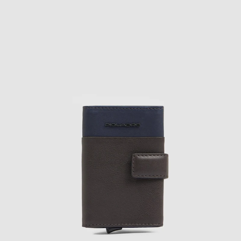 Portacarte uomo automatico