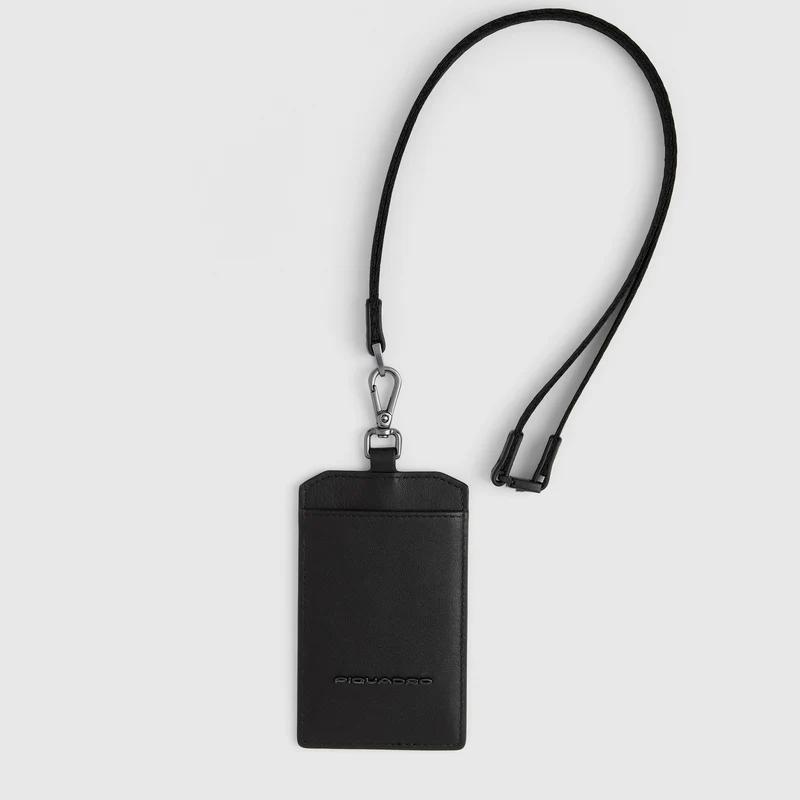 Porta Badge in pelle