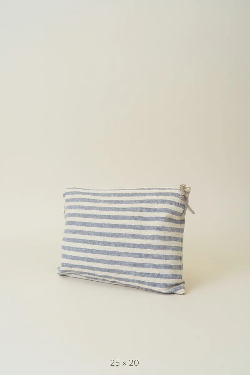 Neceser mujer Rayas azules