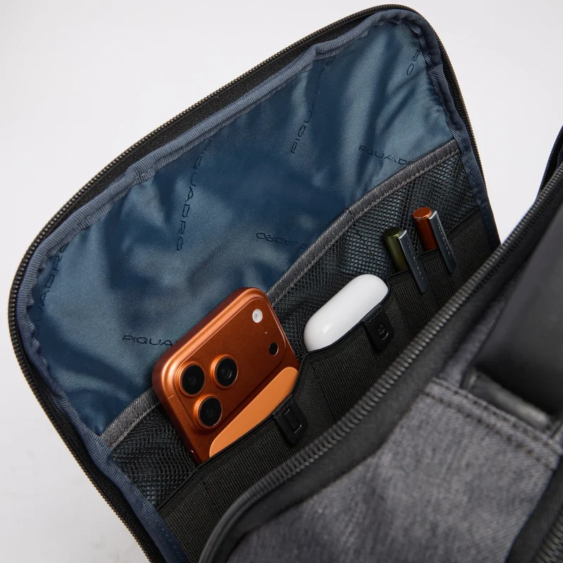 Zaino uomo porta pc 15,6" in tessuto riciclato
