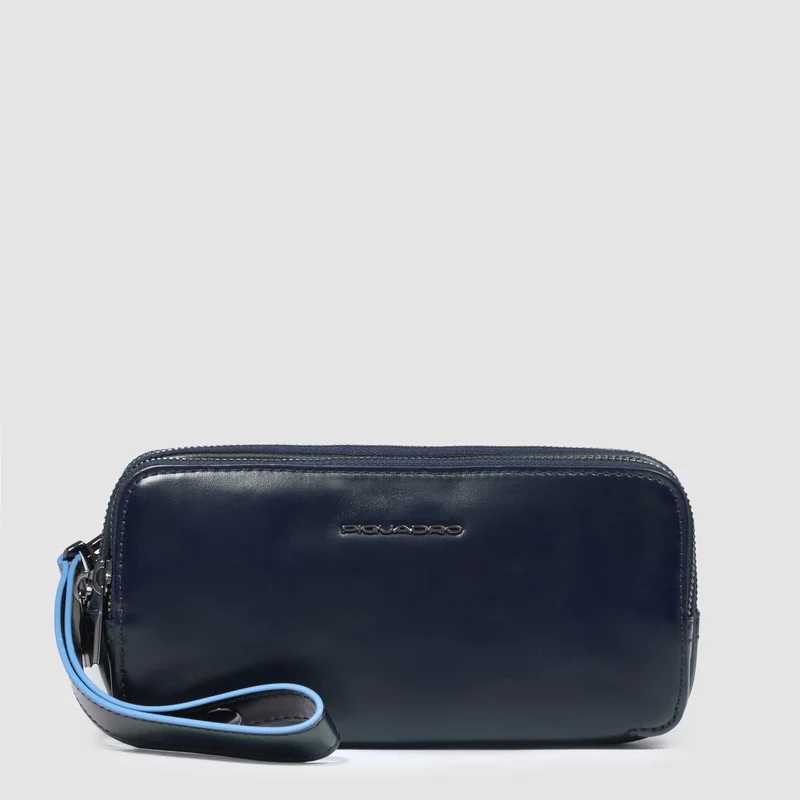 Pochette uomo a tre scomparti