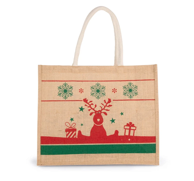 Saco de compras com motivos de Natal