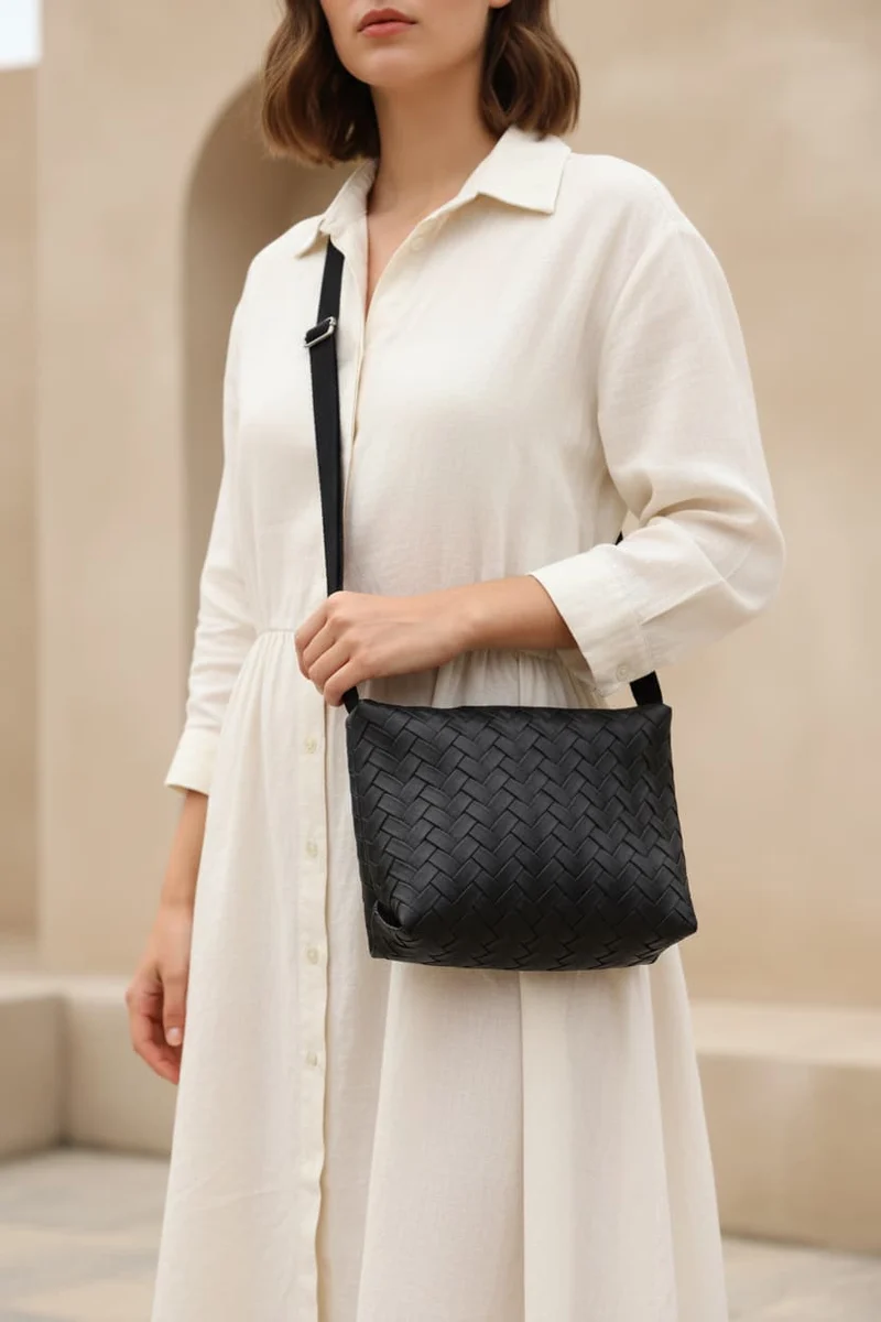 Bolso bandolera mujer Negro