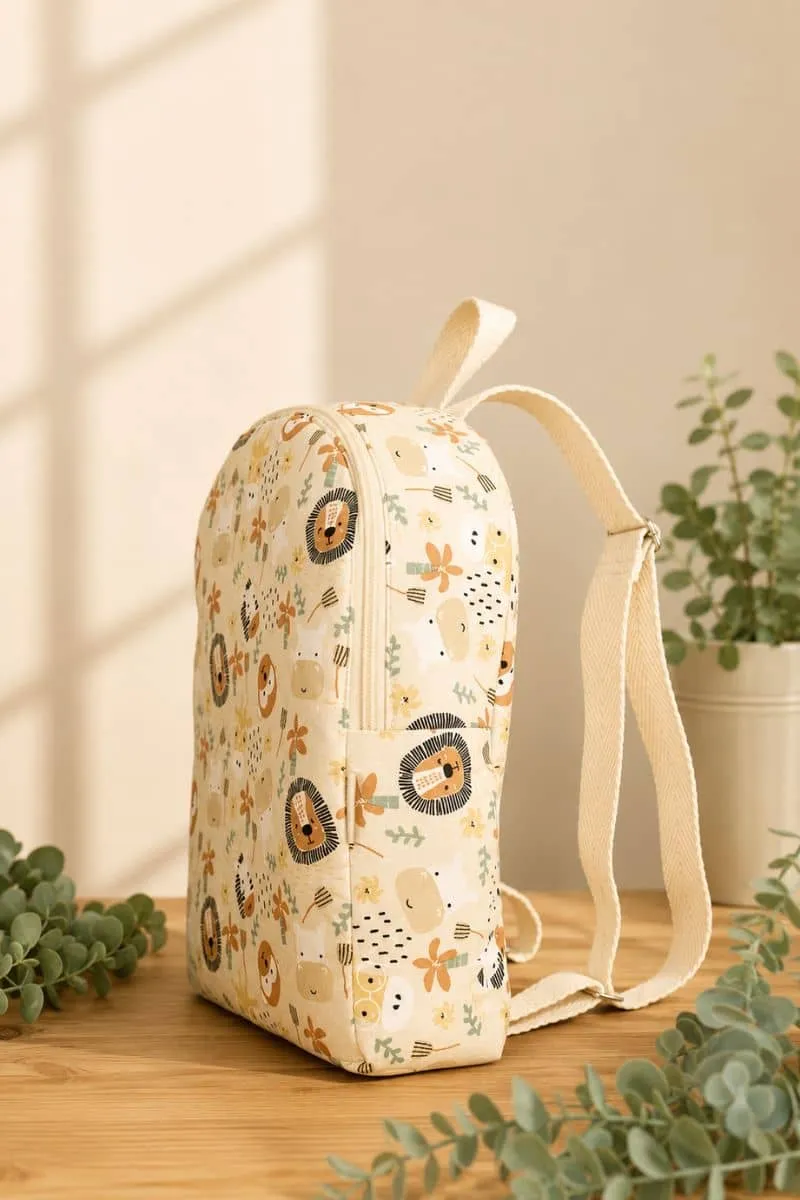 Mochila de tela infantil Animalitos del Zoo