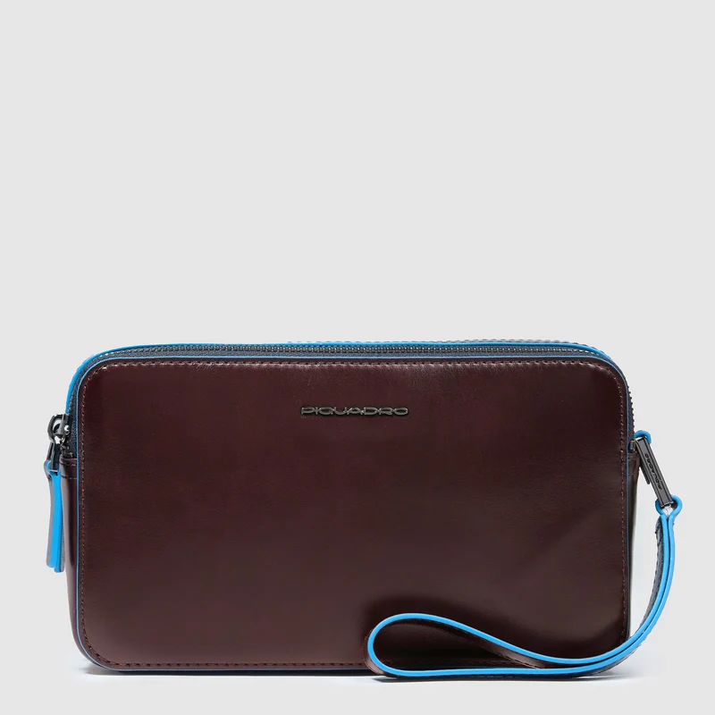 Pochette uomo a due scomparti