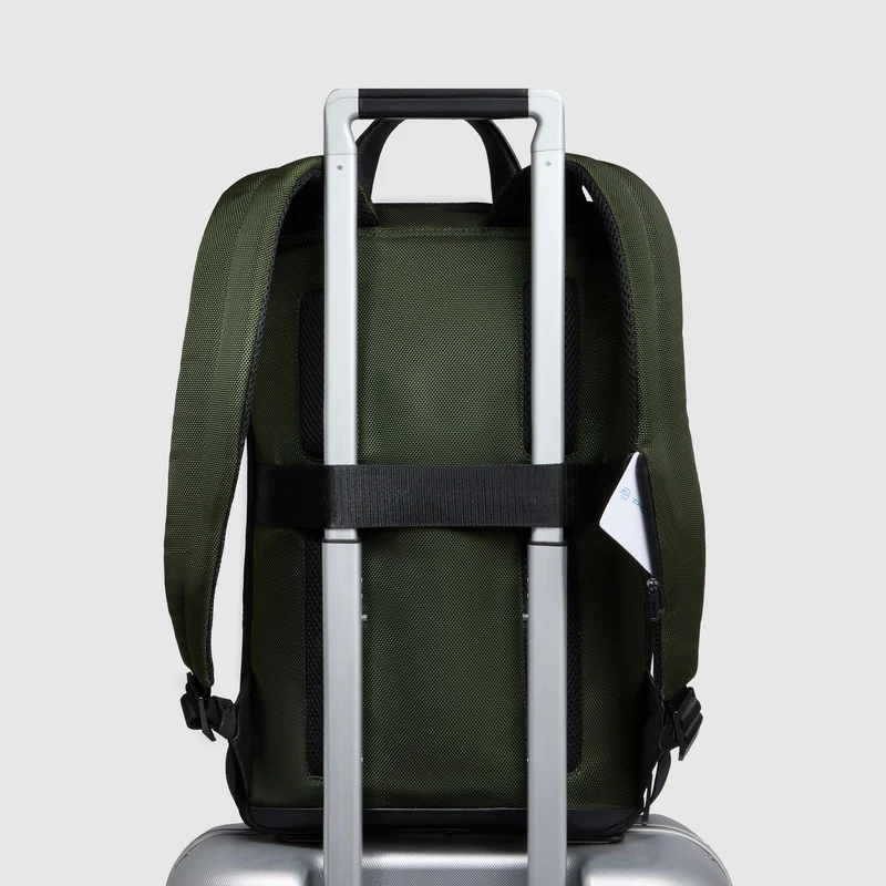 Zaino uomo porta pc 15,6" in tessuto riciclato