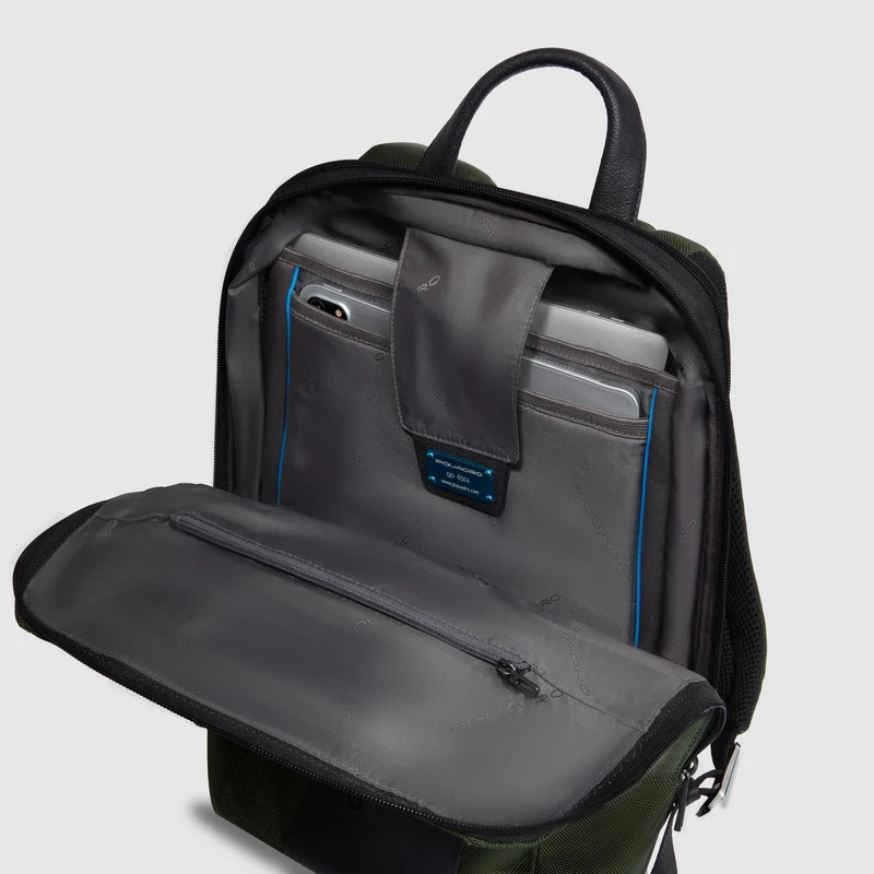 Zaino uomo porta pc 15,6" in tessuto riciclato
