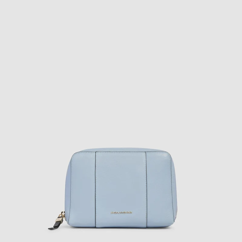 Trousse per il trucco in pelle