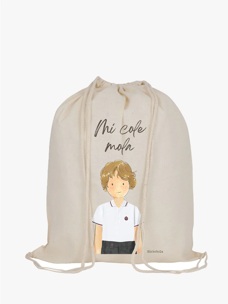 Mochila Cordones Multiusos Colegio Santa María la Blanca