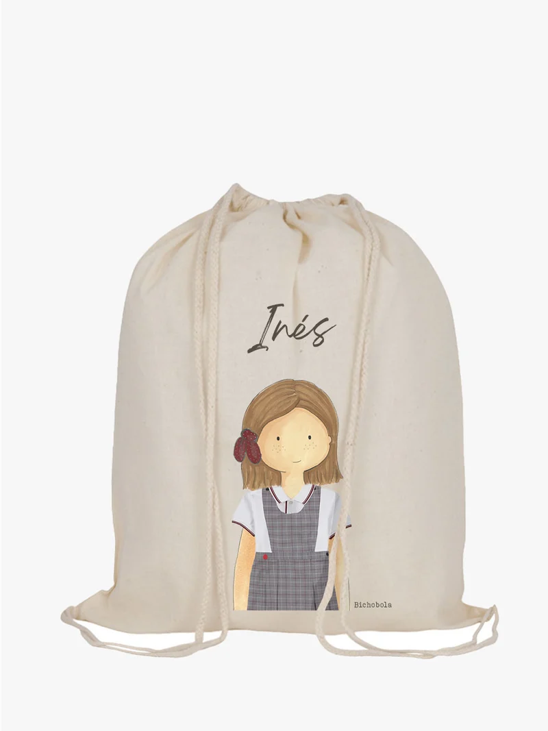 Mochila Cordones Multiusos Colegio Santa María la Blanca