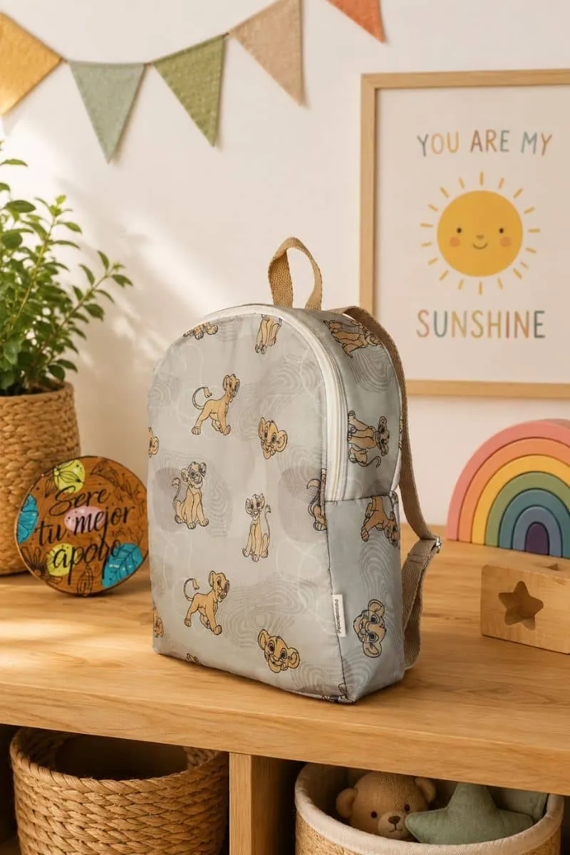 Mochila niño 3 años animales - Rey León
