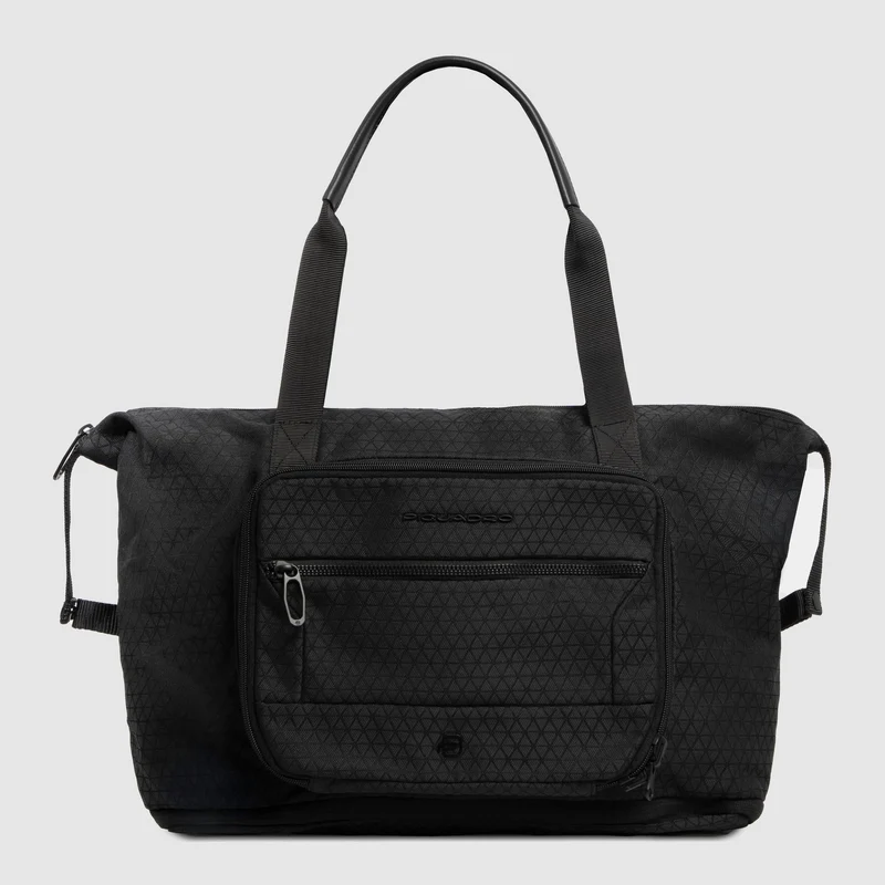 Borsa da viaggio pieghevole in tessuto riciclato