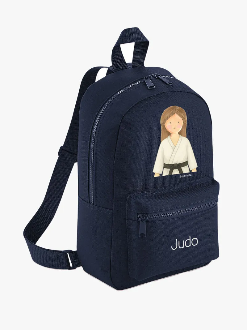 Mochila Lona Mini Judo Niña