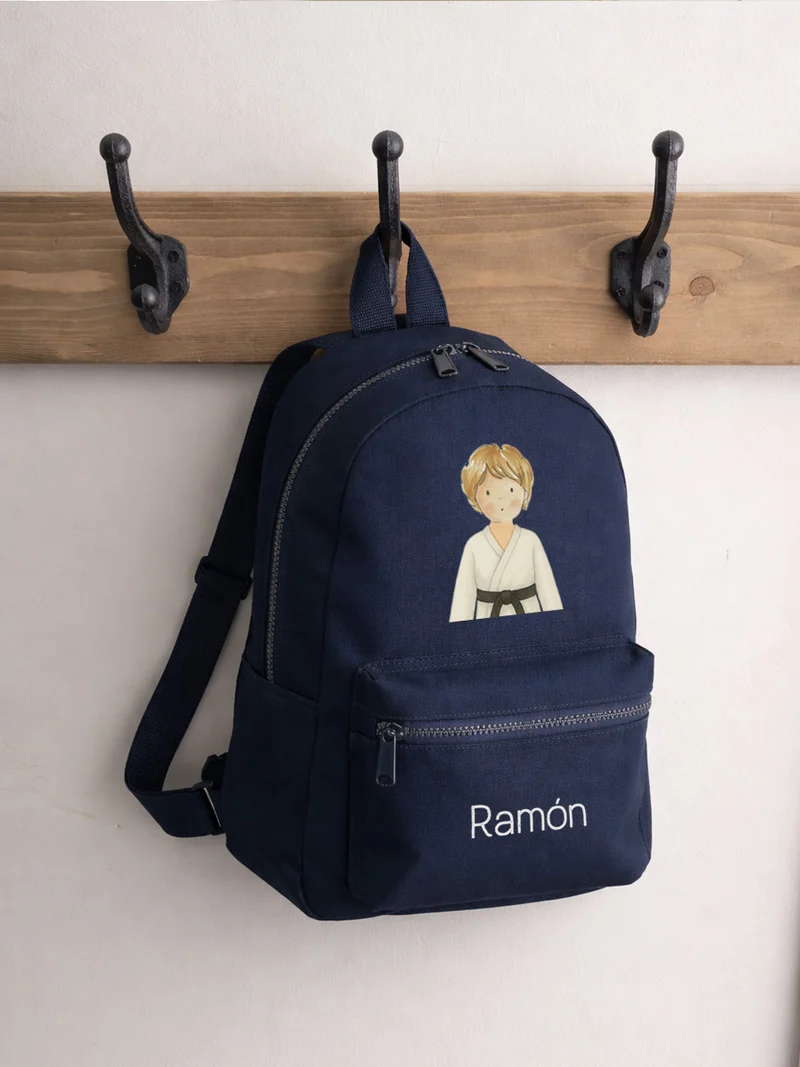 Mochila Lona Mini Judo Niño