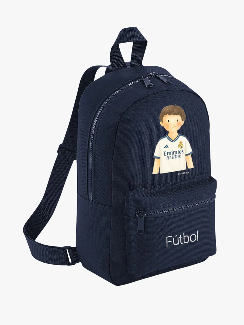 Mochila Lona Mini Real Madrid Niño