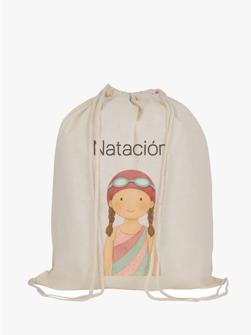 Mochila Cordones Natación Niña