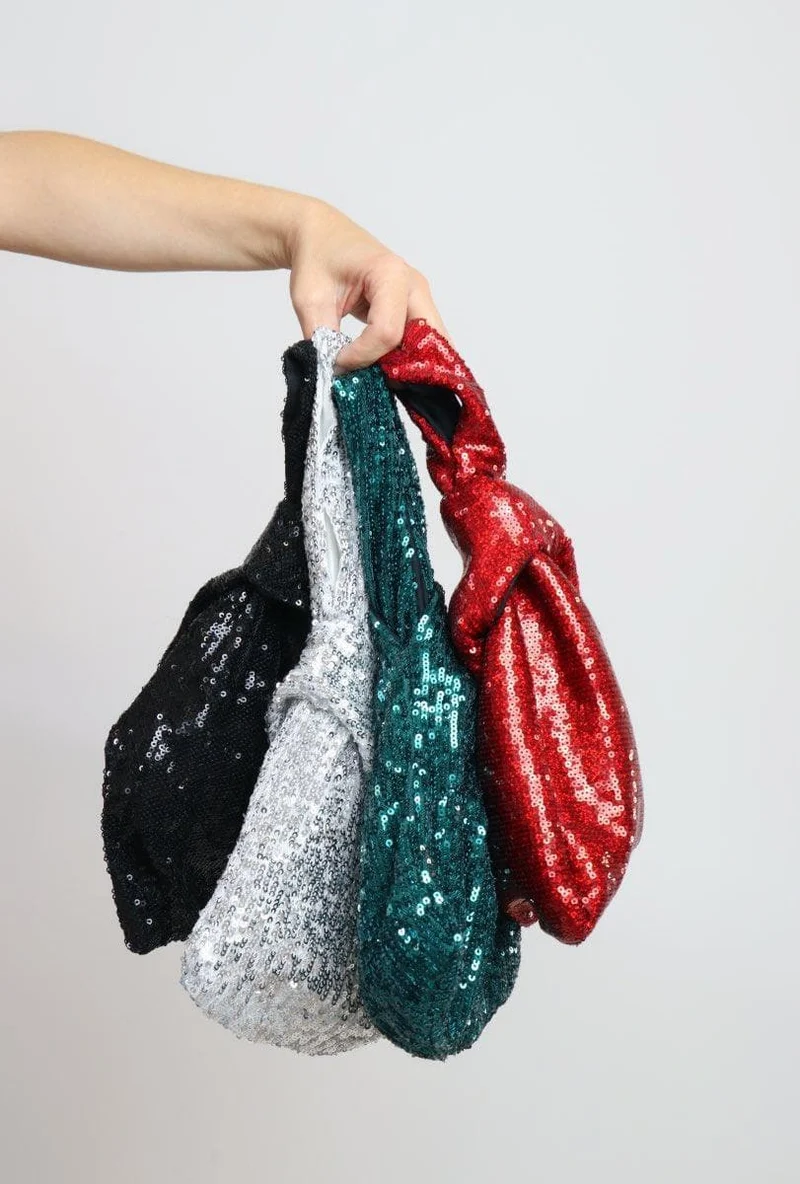 Bolso fiesta lentejuelas Verde esmeralda