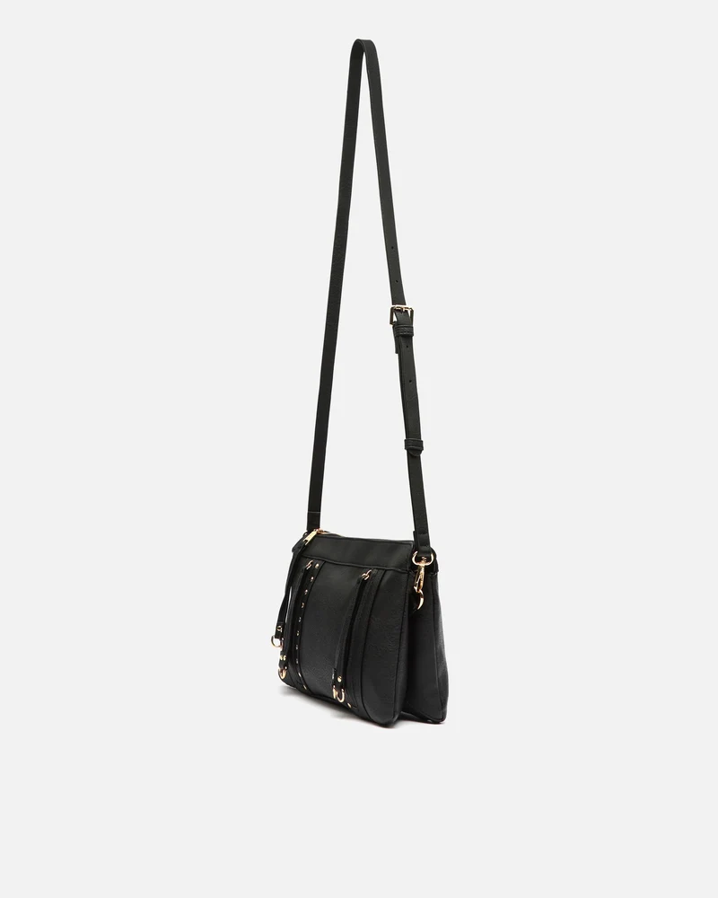 Nikasi bolso bandolera con detalles metálicos
