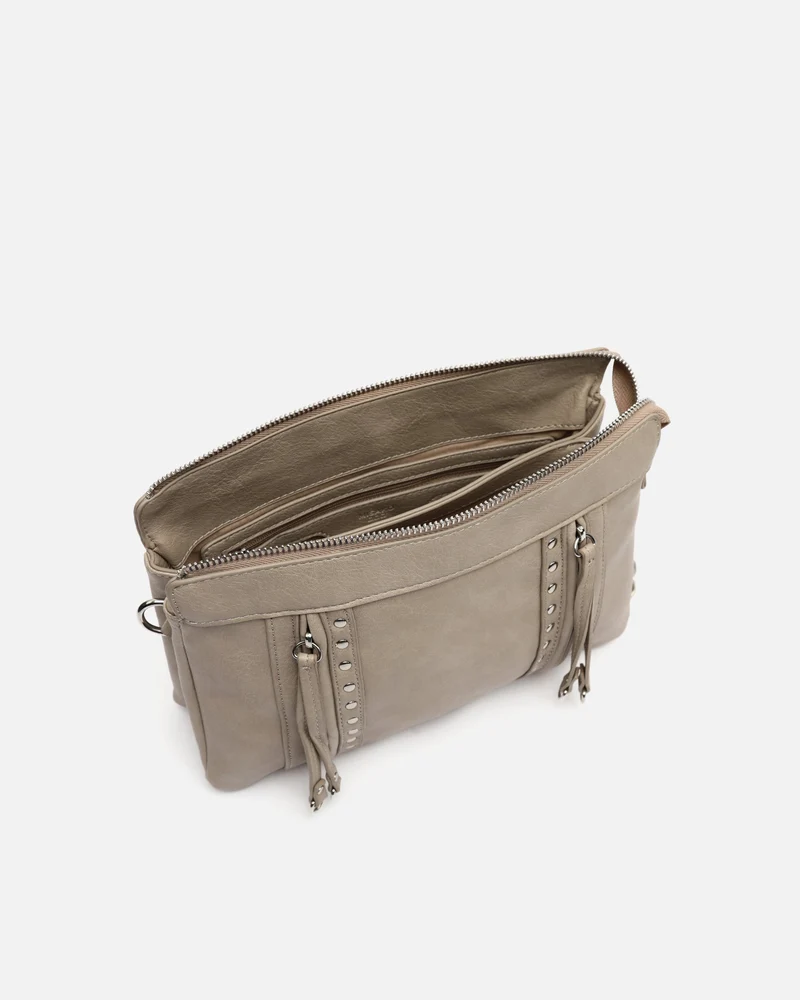 Nikasi bolso bandolera con detalles metálicos